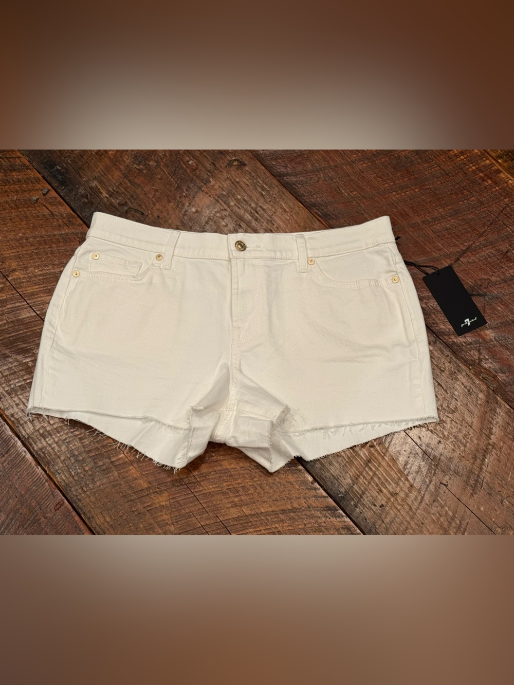 7 for Mankind Denim Shorts Sz 31